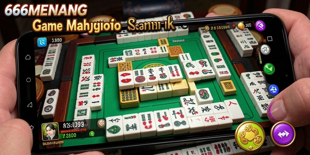 Tampilan gameplay seru dari 666MENANG, nikmati permainan Mahjong yang menantang.