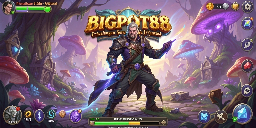 Tampilan menakjubkan dari gameplay petualangan BIGPOT88.
