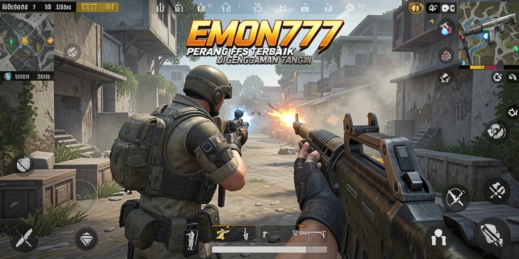Gameplay seru EMON777 dengan aksi tembak menembak yang mendebarkan.
