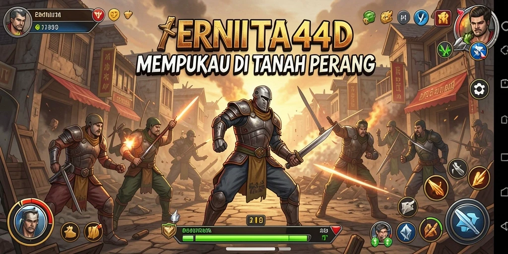Tampilan luar biasa dari gameplay Battle Royale ERNITA4D.