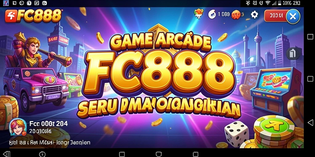 Screenshot menunjukkan aksi seru dalam permainan Arcade FC888.