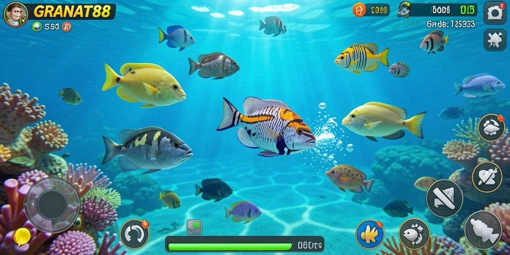 Tampilan gameplay seru di <strong>GRANAT88</strong> dengan grafik menarik.
