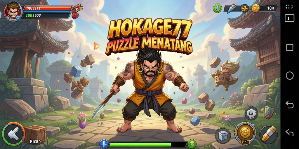 Tampilan gameplay HOKAGE77 dengan tantangan menarik dan grafis menawan.