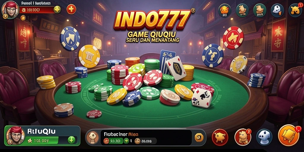 Tampilan menarik saat bermain INDO777 QiuQiu.