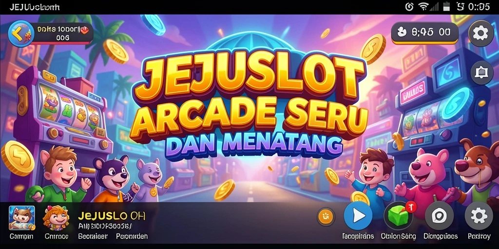 Tampilan menarik dari gameplay JEJUSLOT yang penuh warna.