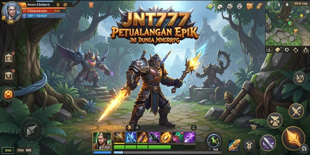Tampilan gameplay menarik dari JNT777 dengan petualangan seru.