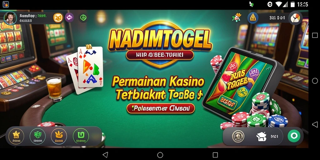 Screenshot NADIMTOGEL menampilkan gameplay menarik dengan berbagai pilihan permainan.