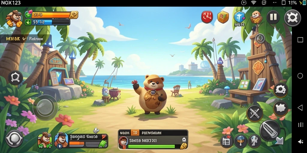 Tampilan menarik dari gameplay NOX123 yang seru dan penuh tantangan.