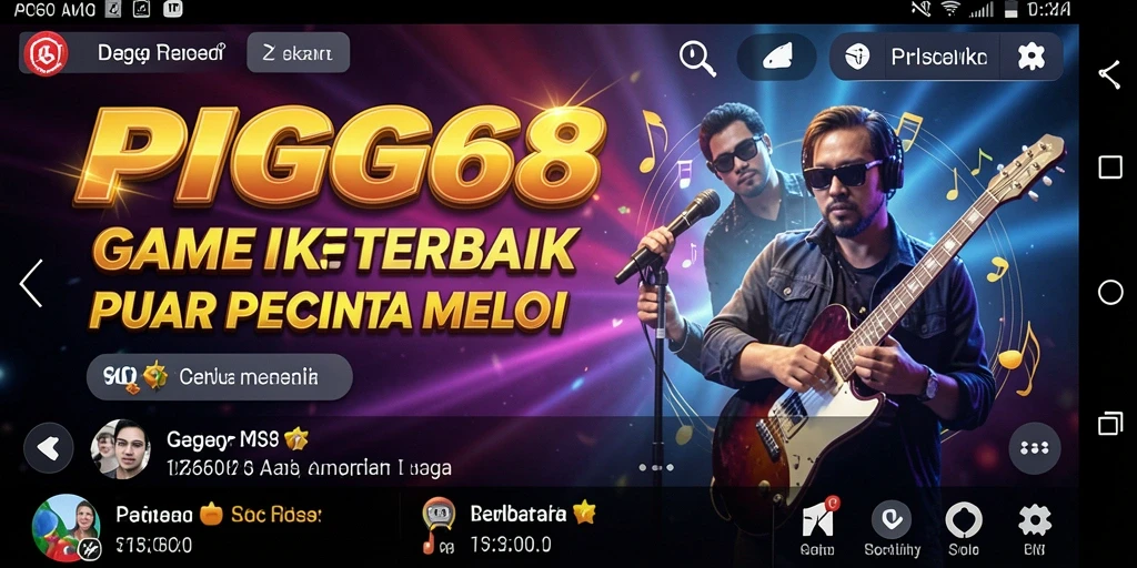 Tampilan screenshot PGG68 menampilkan gameplay musik yang menarik.