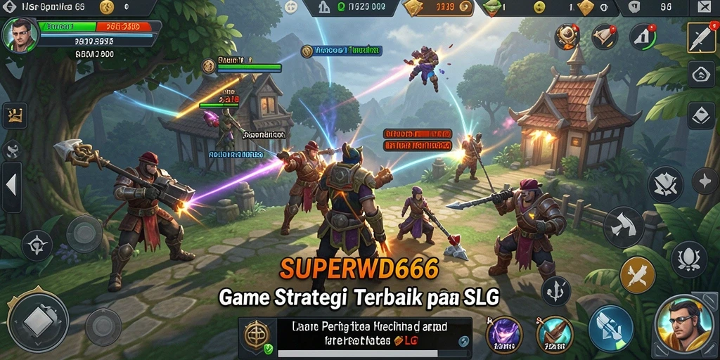 Tampilan gameplay menarik dari SUPERWD666 dengan aksi SLG yang mendebarkan.