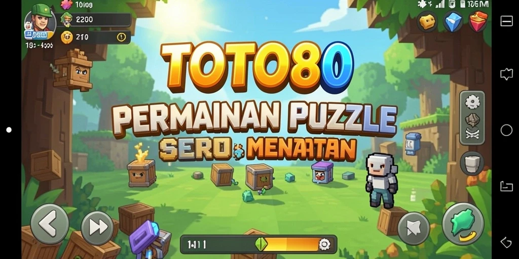 Gameplay menarik dari TOTO80 dalam bentuk puzzle yang menantang.