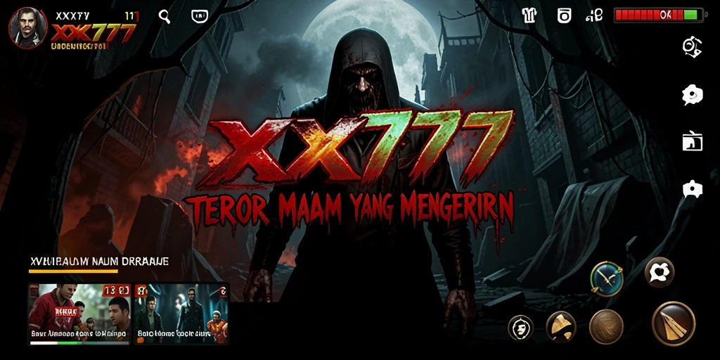 Tampilan gameplay yang mencekam dan penuh ketegangan di dalam <strong>XXX777</strong>.